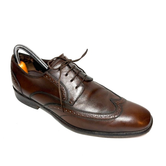 Salvatore Ferragamo Men’s Brown Leather Oxfords | 7 - Picture 1 of 11